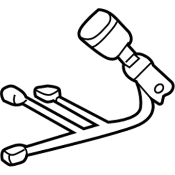 Lexus 73230-0E010-B0 Belt Assy, Front Seat Inner, LH