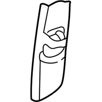 Lexus 73024-AA010-A0 Cover, Shoulder Belt Anchor, LH