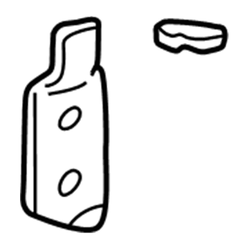 Acura 67910-S01-A01ZZ Hinge, Right Rear Door (Upper)