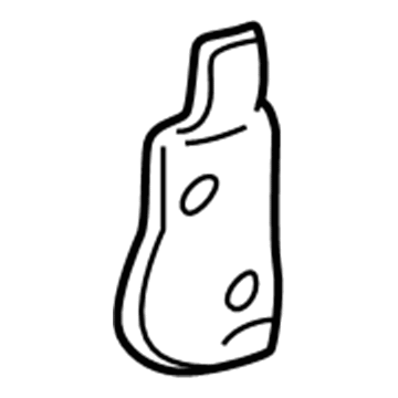 Acura 67920-S01-A01ZZ Hinge, Right Rear Door (Lower)
