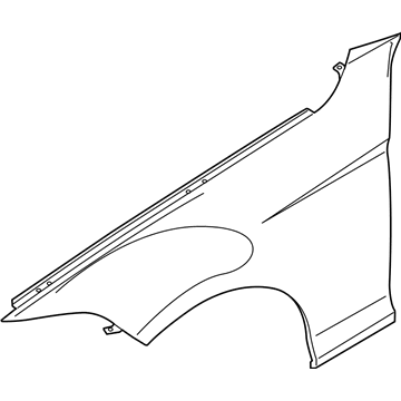 BMW 41-00-9-633-541 SIDE PANEL, FRONT LEFT