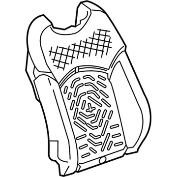 GM 84107583 Seat Back Pad