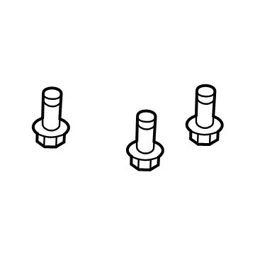 Mopar 6511821AA Bolt-HEXAGON FLANGE Head
