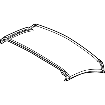BMW 54-37-7-217-243 Seal, Roof Shell, Middle