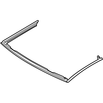BMW 54-37-7-217-242 Seal, Roof Shell, Front