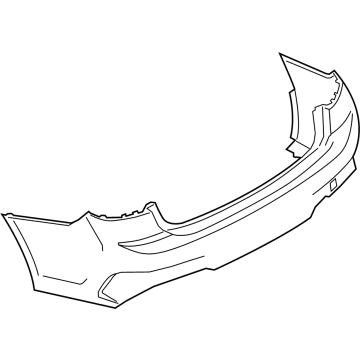 BMW 51-12-8-099-905 Bumper Trim Panel, Rear