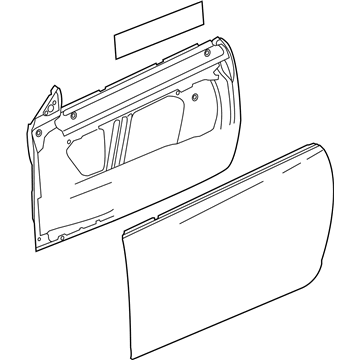 GM 85101936 DOOR ASM-FRT SI