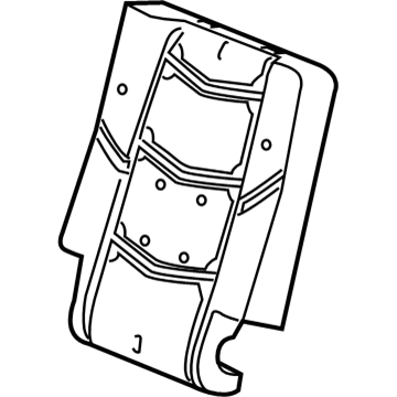 GM 23470764 Seat Back Pad