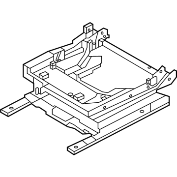 Nissan 87351-5MP4A FRAME ASSY-CUSHION, FRONT SEAT LH