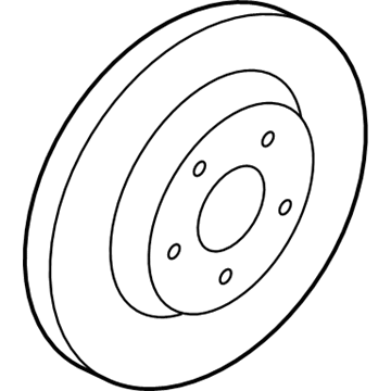 Ford 7U2Z-1V125-HC Rotor