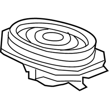 GM 22956280 Package Tray Speaker