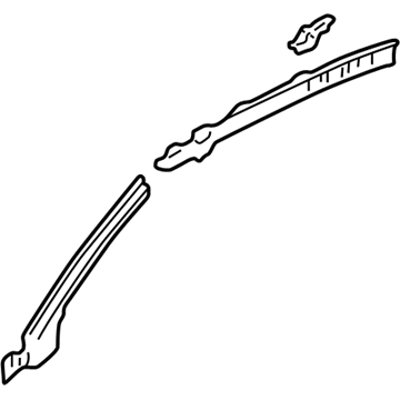 Honda 64515-S00-A00ZZ Pillar, L. FR. (Upper) (Inner)