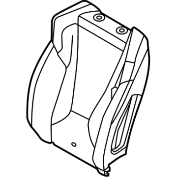 BMW 52-10-9-493-412 FOAM PART, SPORT BACKREST, R