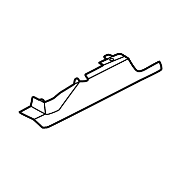 BMW 52-10-5-A1C-4A6 FINISHER, UPPER RAIL, FRONT