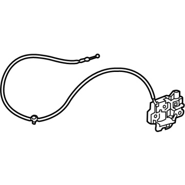 Lexus 64600-53071 Luggage Compartment Door Lock Assembly