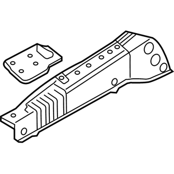 Ford DG1Z-16154-A Upper Rail