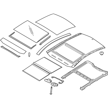 Kia 816002T03087 Sunroof Assembly