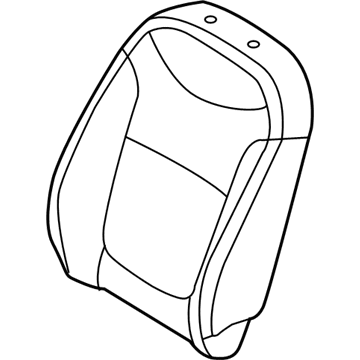 Kia 88460E4010ASK Front Seat Back Passenge Covering