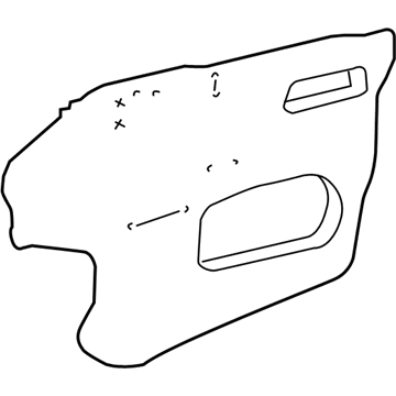 Toyota 67831-52240 Water Shield