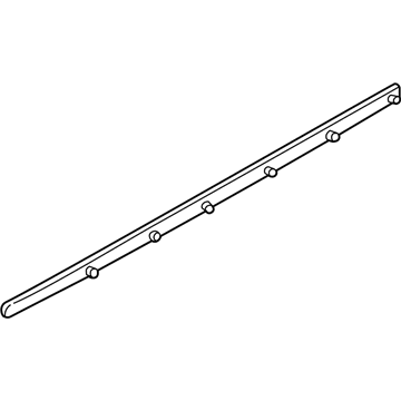 Nissan 82834-2Y000 Weatherstrip-Rear Door Inside, RH