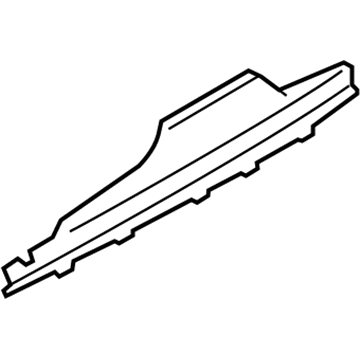 BMW 51-12-7-432-638 Reinforcement, Bumper, Rear Bottom