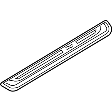 BMW 51-47-7-277-245 Trim, Entrance, Illuminated, Front