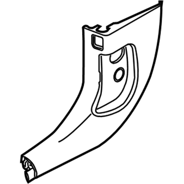 BMW 51-43-7-328-191 Lateral Trim Panel, Bottom Front Left