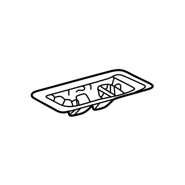 Lexus 69321-F6010 COVER, BACK DOOR LOC