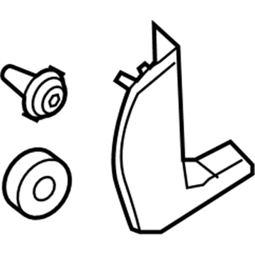 Ford CJ5Z-5802344-AA Cowl Trim