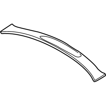 BMW 51-71-8-268-224 Rear Window Frame, Bottom, Primed