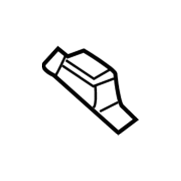 BMW 41-51-7-011-661 Bracket, Rear Window Frame, Exterior Left