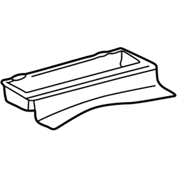 Lexus 64991-53021-A1 Box, Deck Floor, Front