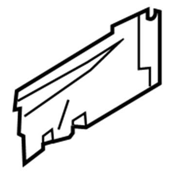 Nissan G5134-AL500 Plate-Closing, Side Member Front RH