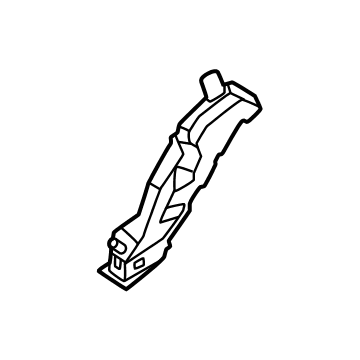 BMW 51-31-9-449-085 WATER DRAIN CHANNEL UPPER LE