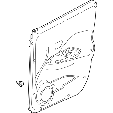 Nissan 80900-5RL0A Finisher Assy-Front Door, RH
