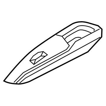 Nissan 80960-5RL0A Finisher-Power Window Switch, Front RH