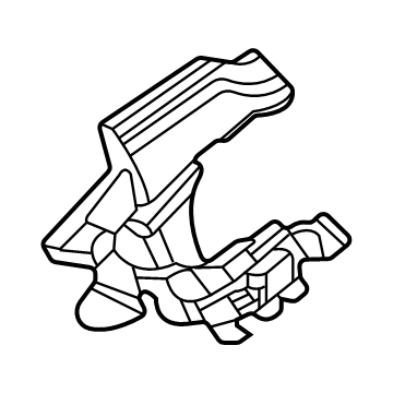 BMW 51-21-7-308-875 CRASHPAD FOR DOOR LOCK, FRON
