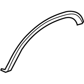 Ford 8C3Z-16038-DPTM Wheel Opening Molding