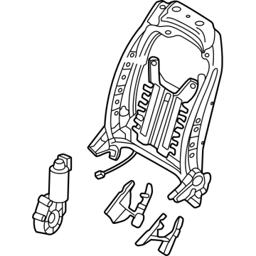 Hyundai 88310-L1320 FRAME ASSY-FR SEAT BACK LH