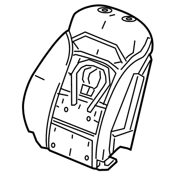 GM 84950472 Seat Back Pad