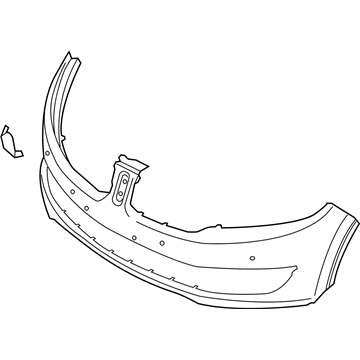 Ford FA1Z-17757-APTM Bumper Cover