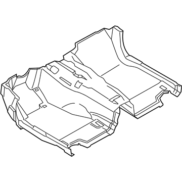 BMW 51-47-7-352-324 Floor Trim, Front