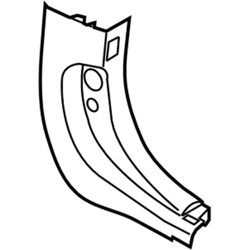 BMW 51-43-7-220-393 Lateral Trim Panel, Bottom Front Left