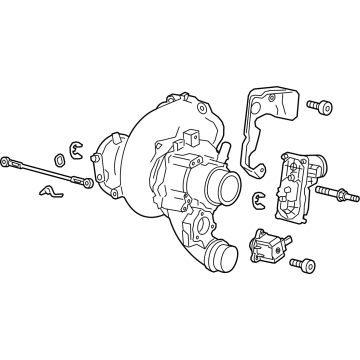 GM 12723475 TURBOCHARGER, CMPR AIR INT
