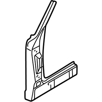 BMW 41-21-8-262-647 Column A Exterior, Left