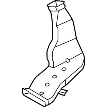 Kia 97370P4000 Duct-Rear Heating, RH