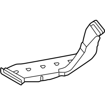 Kia 97360P4000 Duct-Rear Heating, LH