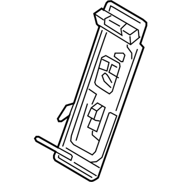 BMW 52-20-7-235-436 Frame Backrest Central