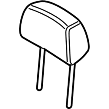 BMW 52-20-7-256-528 Headrest Leather