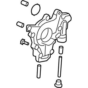 Honda 15100-5R0-003 Pump Assembly, Oil